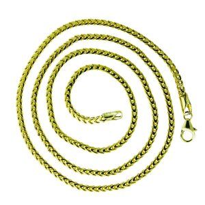 23.5" Franco Chain 14K Yellow Gold Necklace